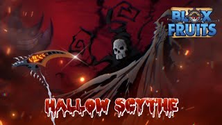 Mythical Hallow Scythe Showcase in Blox Fruits [upl. by Caylor]