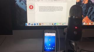 Using Google speech to text to dictate an interview [upl. by Llatsyrk]