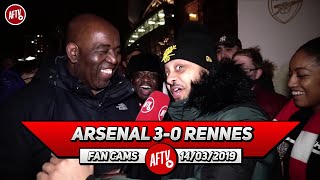 Arsenal 30 Rennes  Aubame Who Troopz [upl. by Noeruat475]