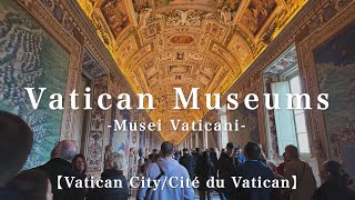 【4k Vatican2024】Musei VaticaniVatican MuseumsDJI Osmo Pocket 3バチカン市国virtual museumWalking Tour [upl. by Anigroeg]