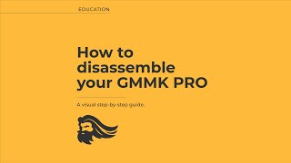 How To Disassemble a GMMK PRO [upl. by Lotz962]