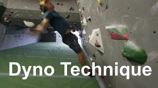 How to dyno 101  Climbing for beginners [upl. by Ellatnahc258]