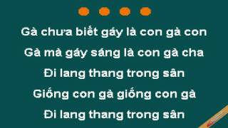 Đàn Gà Trong Sân Karaoke  CaoCuongPro [upl. by Millisent]