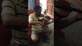 PASIONARIAS DE JULIO JARAMILLO EN VIOLIN POR RENE CHAVEZ LOPEZ [upl. by Ashlin]