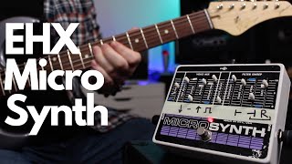 Electro Harmonix EHX Micro Synth Guitar Demo  Dan Leggatt [upl. by Asil]