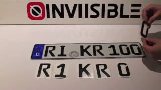 Make your license plate invisible  EU style  100 effect [upl. by Goodson153]