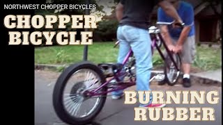 GAS POWERED CHOPPER BICYCLE NORTHWEST CHOPPER BICYCLES [upl. by Rhys]