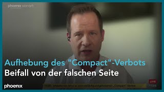 Mika Beuster zur vorläufigen Aufhebung des quotCompactquotVerbots am 150824 [upl. by Miculek]