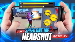 Unique  One Tap Headshot Top 5 Tips And Tricks  Garena Free Fire 2024 [upl. by Marv829]