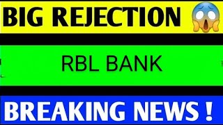 RBL BANK SHARE LATEST NEWS TODAYRBL BANK SHARE TARGETRBL BANK SHARE ANALYSISRBL BANK SHARE NEWS [upl. by Osmo922]