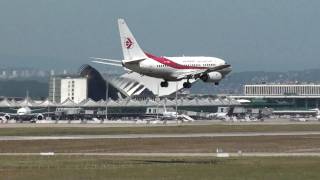 737600 Air Algérie 7TVJQ landing at Lyon St Exupéry LYSLFLL [upl. by Ennaitsirhc384]