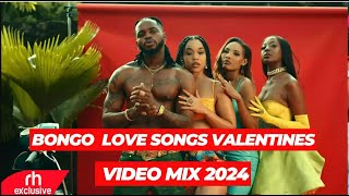 BONGO LOVE SONGS VALENTINES VIDEO MIX 2024 BY DJ BUSHMEAT FT MAPOZ DIAMOND PLATNUMZJAY MELODOY [upl. by Pandora13]