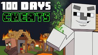 100 Days  Minecraft with CHEATS [upl. by Neu169]