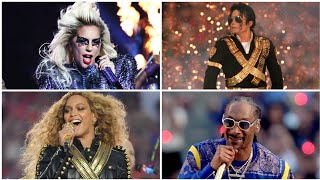 Super Bowl Half time Show Performers 19902022 [upl. by Eimmelc]