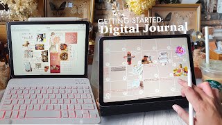 intro to digital journal keeping • how i started  how its going free digital planner [upl. by Rhtaeh876]