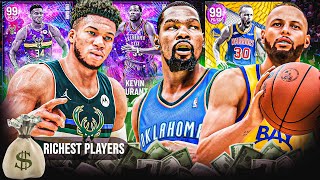 USING THE RICHEST PLAYERS IN THE NBA TO BUILD MY TEAM [upl. by Ardnuasac]