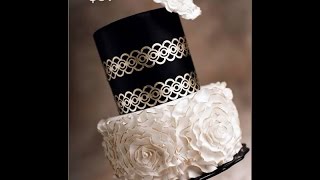 Gold Lace and Rosettes Cake Tutorial Preview [upl. by Stead418]