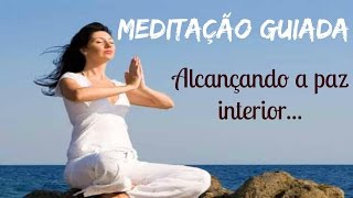 🔴 MEDITAÇÃO GUIADA PAZ INTERIOR  8 MINUTOS [upl. by Ititrefen499]