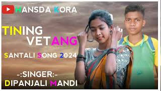 TINING VETANG DULAR ALANG  SANTALI SONG 2024 SINGER DIPANJALI MANDI SANTALI PROGRAM 2024 [upl. by Decima]