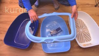 KUWETA SAMOCZYSZCZĄCA EASY TO CLEAN CAT LITTER BOX [upl. by Aihsoek]