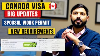 New Requirements For Canada Spouse Visa  Canada Open Work Permit  Canada Study Visa Updates 2024 [upl. by Claude]