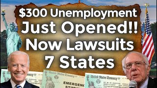 Great News Unemployment Benefits Extension UPDATE Now 7 Lawsuits PUA PEUC States Ending Early [upl. by Nilla]