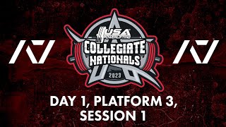 2023 Collegiate Nationals Day 1 Platform 3 Session 1  4456kg Women Raw 4448kg Equipped [upl. by Chellman]