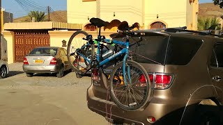 DIY car cycle carrier عمل حامل للدراجات الهوائة [upl. by Sidnee]