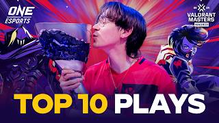 TOP 10 OVERALL BEST PLAYS  VCT MASTERS MADRID [upl. by Carleton]