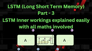 LSTM Long Short Term Memory  Part 3  Inner workings of LSTM explained easily with complete math [upl. by Assenna]