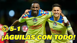 AMÉRICA GOLEA A TOLUCA LIGA MX CLAUSURA 2024 JORNADA 15  EN ZONA FUT [upl. by Hendon430]