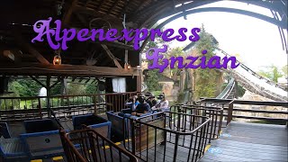 Alpenexpress Enzian  ONRIDE  EUROPA PARK [upl. by Warfourd]