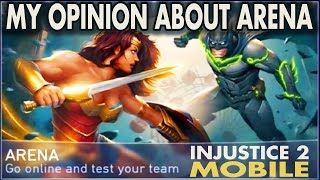 Injustice 2 Mobile ARENA GAMEPLAY IS THERE a LIVE MULTIPLAYER [upl. by Carrel818]