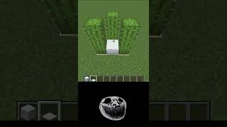 Minecraft Logic Troll Face Meme shorts minecraft trollface [upl. by Oriana]