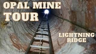 Opal Mining in Australia  Mine Tour and Exploration [upl. by Enneirb]