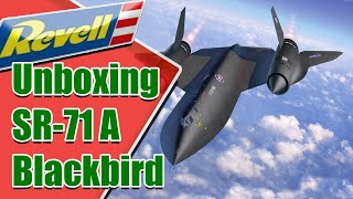 Unboxing Revells brand new SR71A Blackbird in 148 scale [upl. by Selassie]