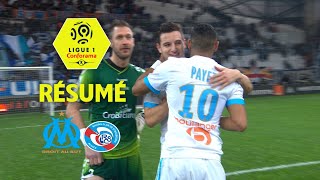 Olympique de Marseille  RC Strasbourg Alsace 20  Résumé  OM  RCSA  201718 [upl. by Ortrude]