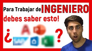 DESCUBRE los Programas que todo INGENIERO debe saber para Conseguir Trabajo 😯 Industrial civil [upl. by Diantha]