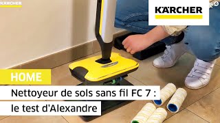 Nettoyeur de sols sans fil FC 7  le test d’Alexandre  Kärcher [upl. by Teodorico]