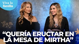 ¿Alguna vez ERUCTARON en la mesa de Mirtha El debate entre Juli Poggio y su mamá  VivaLaFamilia [upl. by Anileuqcaj]