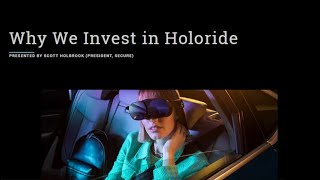 Why We Invest in Holoride [upl. by Nileve]