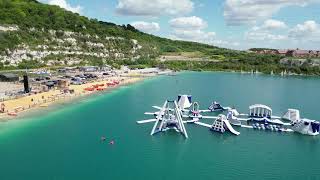 St Andrews Lake Water Park activities ￼Halling Kent By Air [upl. by Jill]