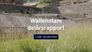 Wallenstam delårsrapport 2 2023 Långsiktigt fokus [upl. by Anehs]