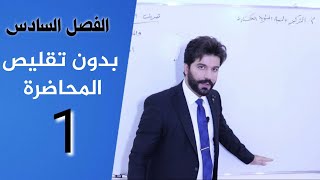 كيمياء الثالث متوسط  الفصل السادس العضوية المحاضرة1منهج 2024 [upl. by Nahgrom]