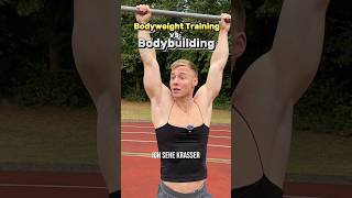 Bodyweighttraining vs Bodybuilding gym fitness bodybuilding meme lustig tipps [upl. by Ursula]