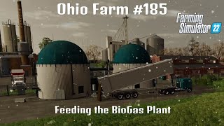 OHIO FARM 185  Feeding the BioGas Plant  Farming Simulator 22 PS5 Lets Play FS22 [upl. by Rebbecca]