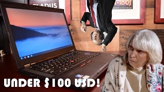 How to Make a Fast Sub 100 Laptop for Older People With a Thinkpad T410s and Zorin OS [upl. by Elatia]