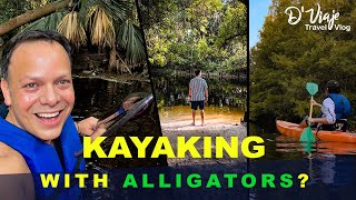 KAYAKING with ALLIGATORS  Riverbend Park Wild amp Scenic Loxahatchee River  FLORIDA  Travel Vlog [upl. by Malinin]