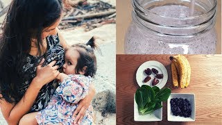 Breastfeeding Smoothie Recipe  Vegan  Wholefood [upl. by Dev522]