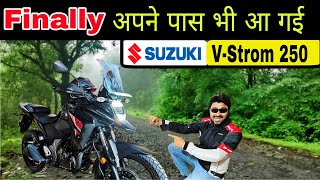 Taking Delivery of My Suzuki VStrom 250 sx 2024 model  अब करेंगे दबा के Touring 🤩 [upl. by Enirhtac]